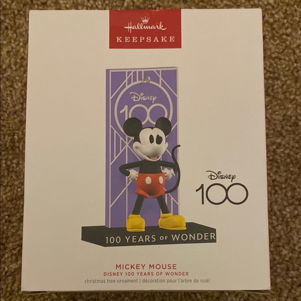 Hallmark Disney 100 Years of Wonder Mickey Mouse Ornament